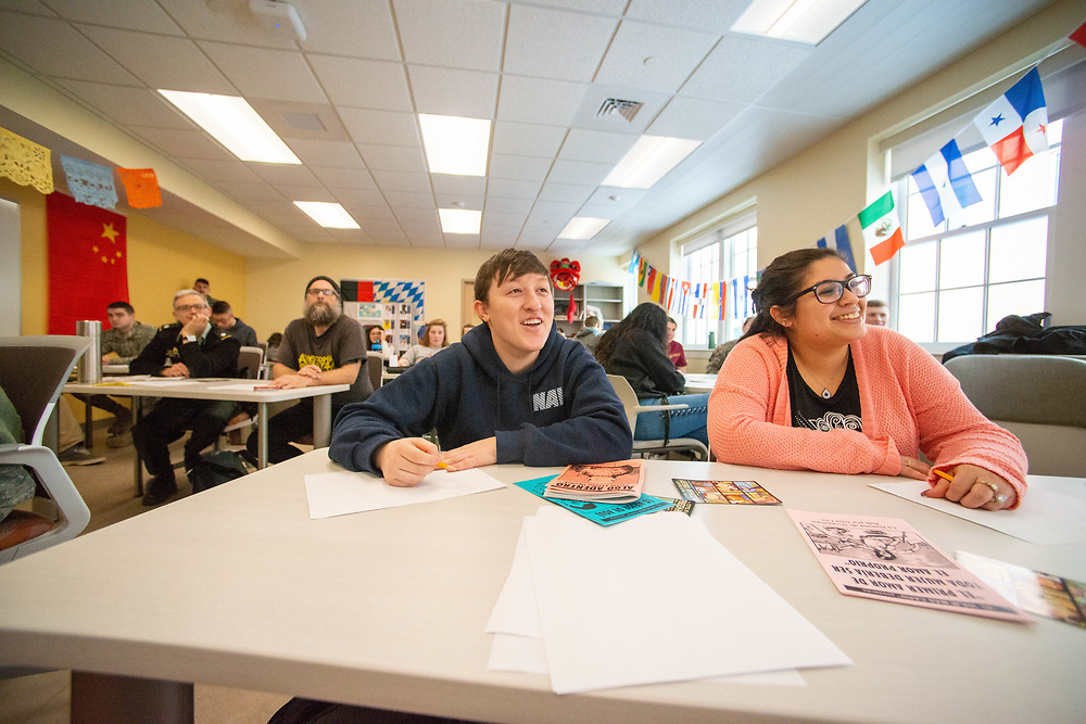 Students in the classroom