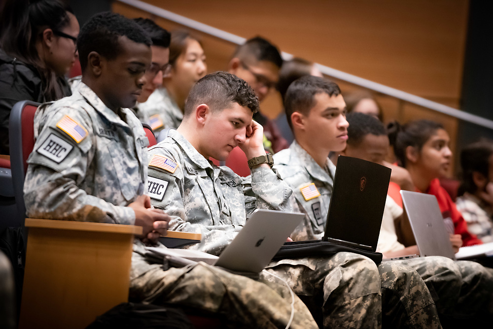 Norwich University students with grade-point averages of 3.5 or better make the Dean’s List. 