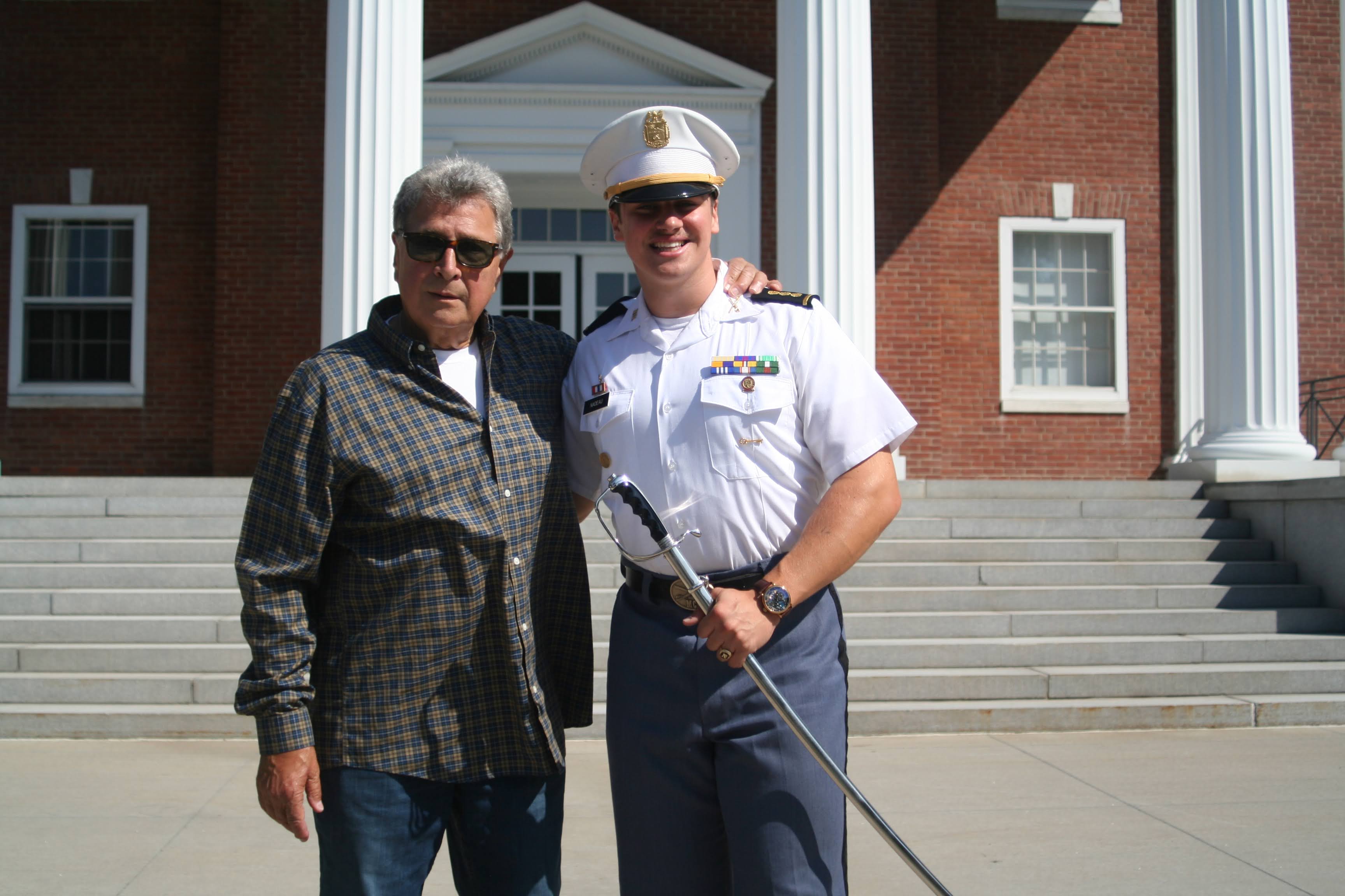 Alan R. Porretti ’70 and his grandson, Michael Nadeau ’25