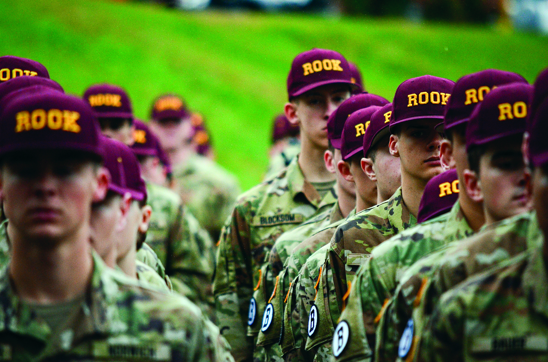 Norwich University Rooks in formation