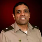 Sethuram Soman in uniform
