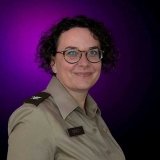 Emily Gray in Uniform