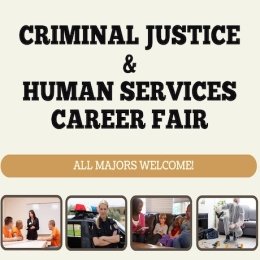 Criminal Justice and Human Services career fair image