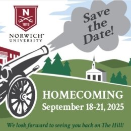 Save the Date! Homecoming 2025 September 18-21 - We look forward to seeing you back on the Hill!