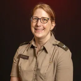Profile Image of Elizabeth Gurian in uniform