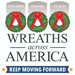 Wreaths Across America promotional poster.