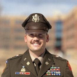 Noah Scott in uniform