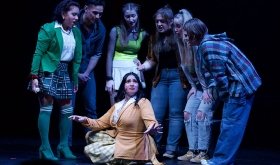Pegasus Players in "The Heathers" musical.