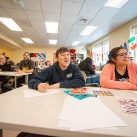 Students in the classroom