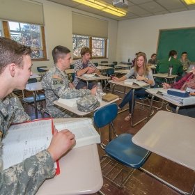 Students in the classroom