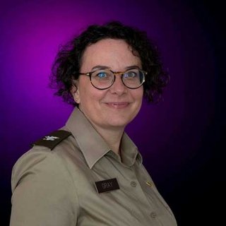 Emily Gray in Uniform