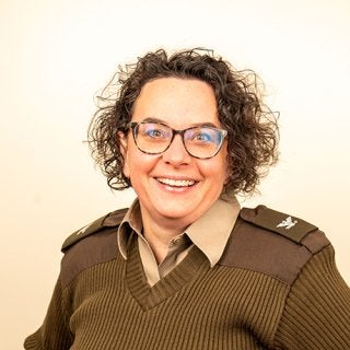 Emily Gray in Uniform