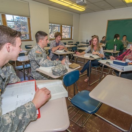 Students in the classroom