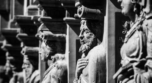 Statues of stone