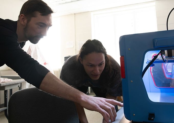 Norwich Students 3D Printing