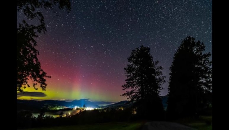 It took 10 years to capture the Northern Lights over the campus of NU.