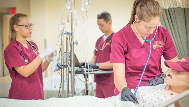 Norwich University Nursing Students