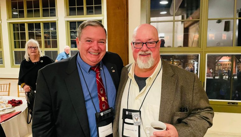 Catching Up at the Class of 1984 Reunion Dinner