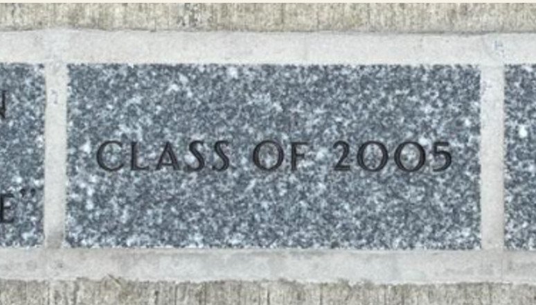NU Class of 2005 Upper Parade Ground Brick