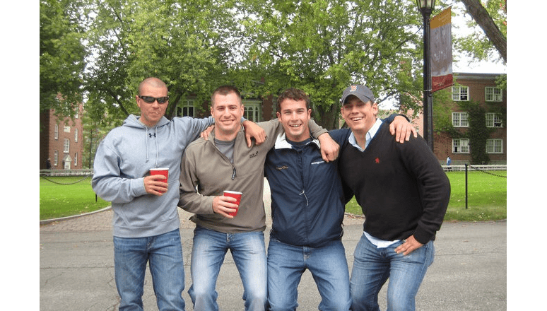 Class of 2005 group at previous Homecoming