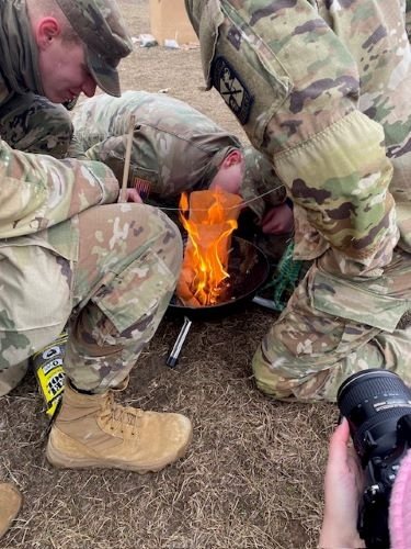 Norwich Army ROTC Northern Warfare Challenge Team Skills Test