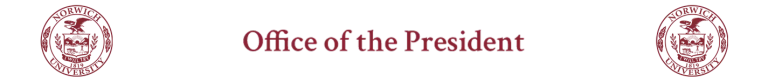 From The Office of The President official header with seal