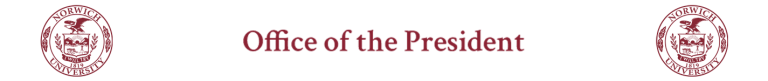 From The Office of The President official header with seal
