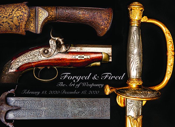 Swords and firearms used by soldiers for battle