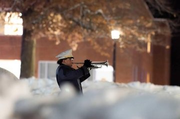 Echo Taps held in honor of Colonel Tim Donovan, NU Class of ’62 