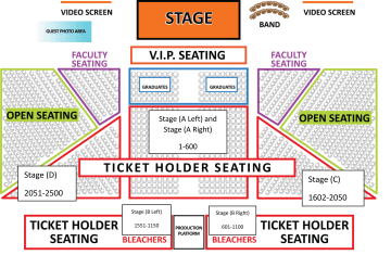 Commissioning and Commencement Seating Map