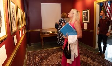 Dr. Petra Schneebauer, Austrian Ambassador to the United States, Visits Norwich University