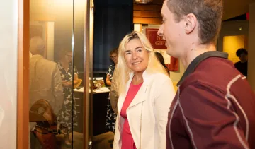 Dr. Petra Schneebauer, Austrian Ambassador to the United States, Visits Norwich University