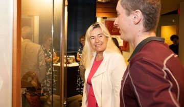 Dr. Petra Schneebauer, Austrian Ambassador to the United States, Visits Norwich University