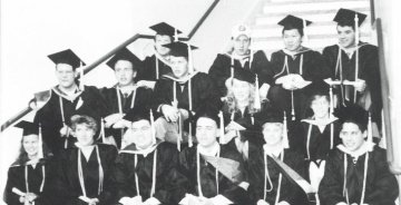 Class of 1995 nostalgic homecoming photo - first school of architecture grads