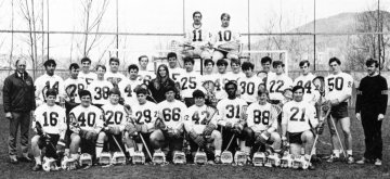 1975 NU Men's Lacrosse team