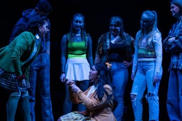 Pegasus Players - Heathers - Actors on stage