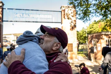 HC25 - Alumni Parade - NU Class of ’67 classmates hug