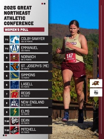 A graphic highlighting the pre-championship polls.