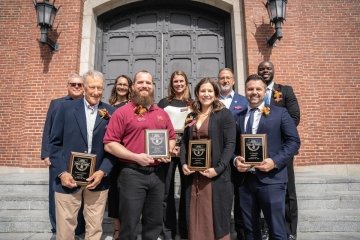 Group of Athletic Hall of Fame inductees
