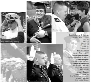 commencement speakers and scenes, 2006.
