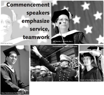 commencement speakers and scenes, 2006.