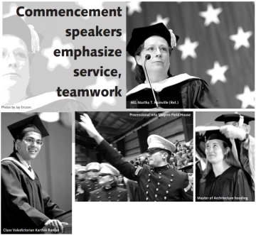 commencement speakers and scenes, 2006.