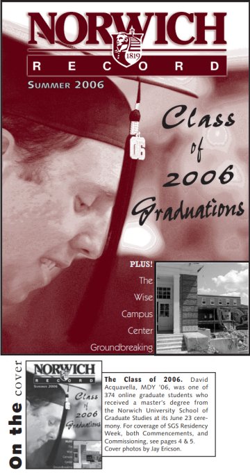 Norwich Record cover summer 2006