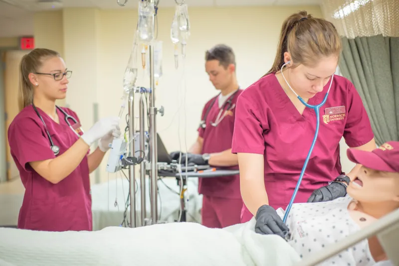 Norwich University Nursing Students