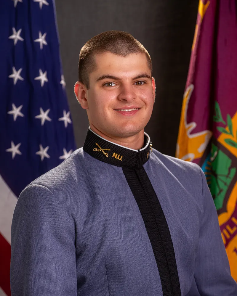 Jayden LaVecchia's cadet headshot.