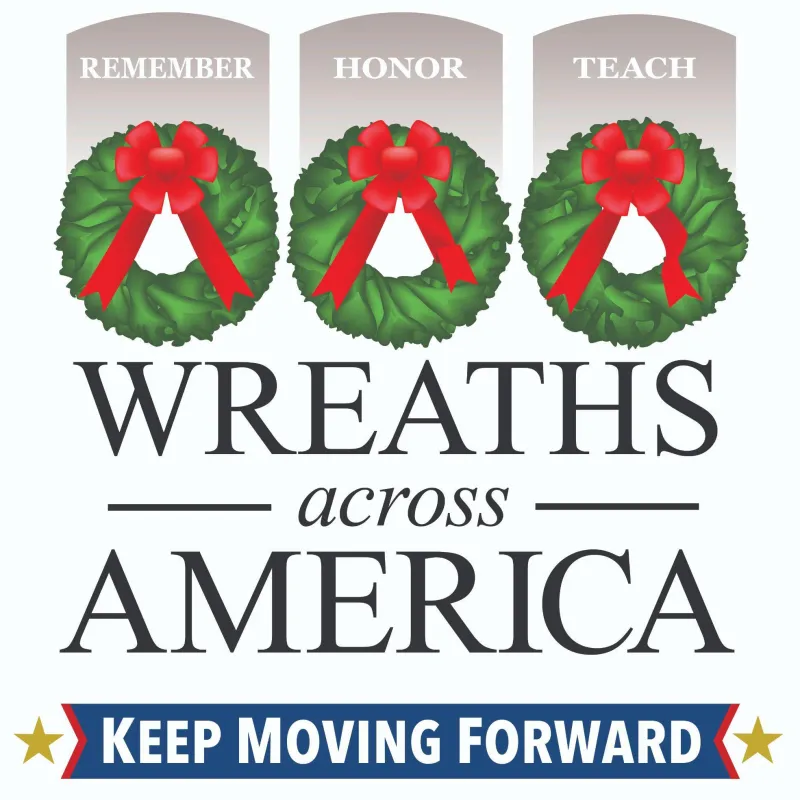 Wreaths Across America promotional poster.
