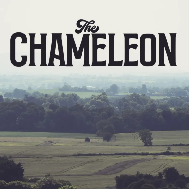 Cover for The Chameleon 2026 with title text above a landscape and stone ruins.